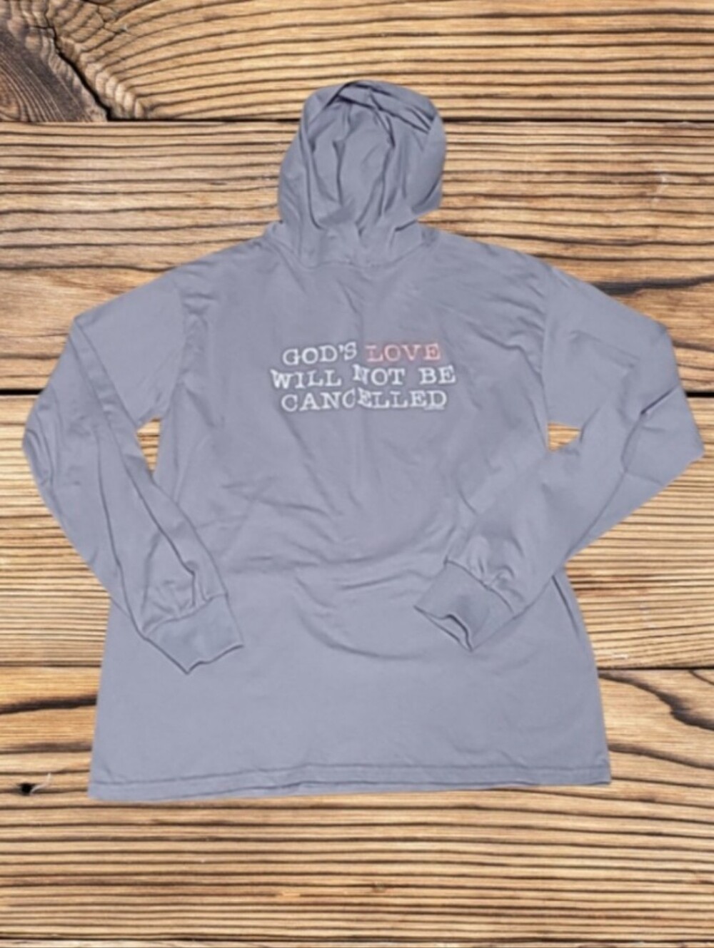 Women's Blessed Girl "GOD'S Love will Not be Cancelled" Long Sleeve Hoodie